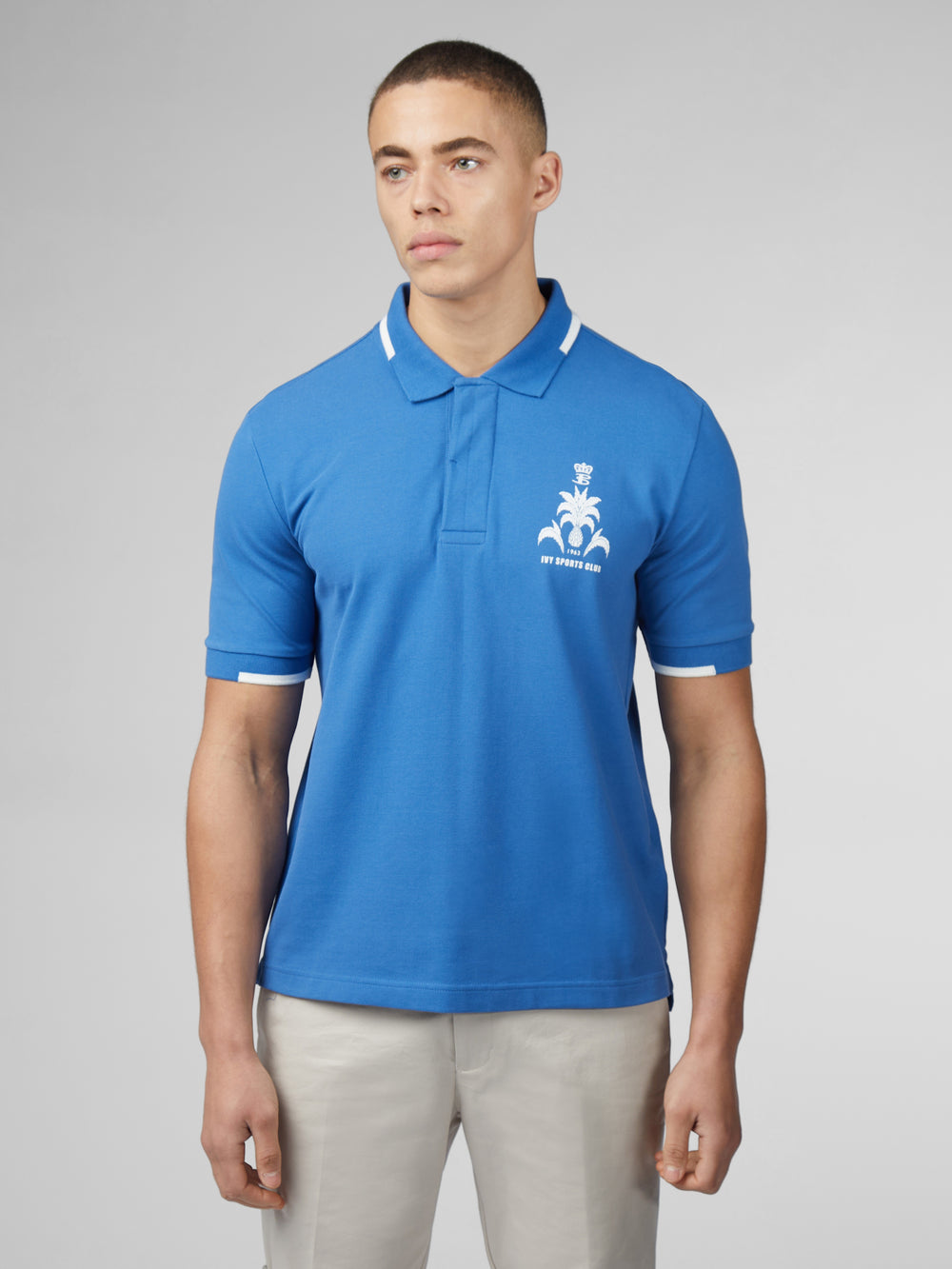 Polos Ben Sherman B by Ben Sherman Sports Club Embroidered Bleu | JOC-14445530